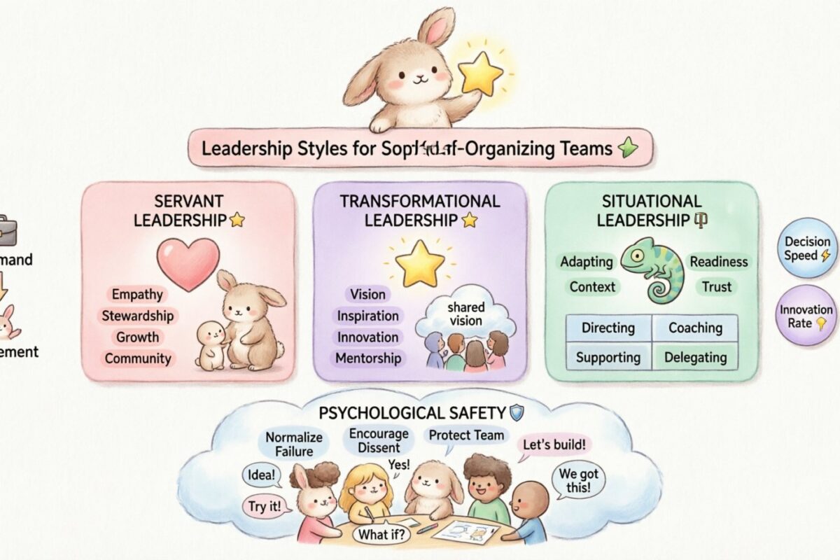 敏捷指南：支持自组织团队的领导风格