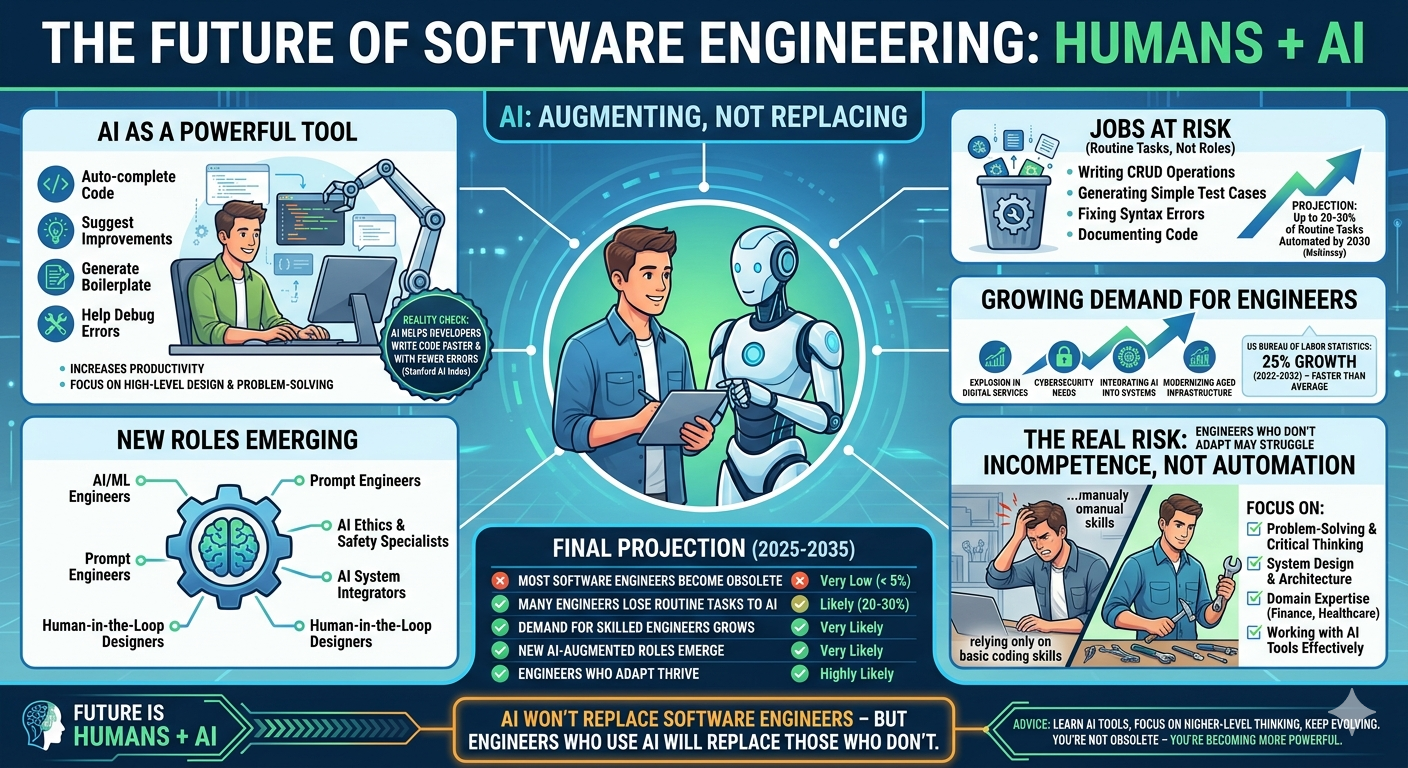 Die Zukunft der Softwareentwicklung: Menschen + KI Die Zukunft der Softwareentwicklung: Menschen + KI