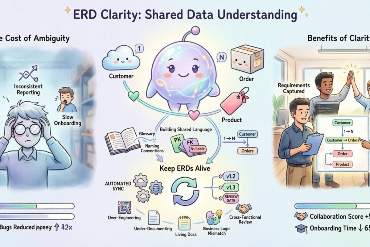 Claridad en el ERD: ¿Por qué tu equipo necesita una comprensión compartida de los datos?