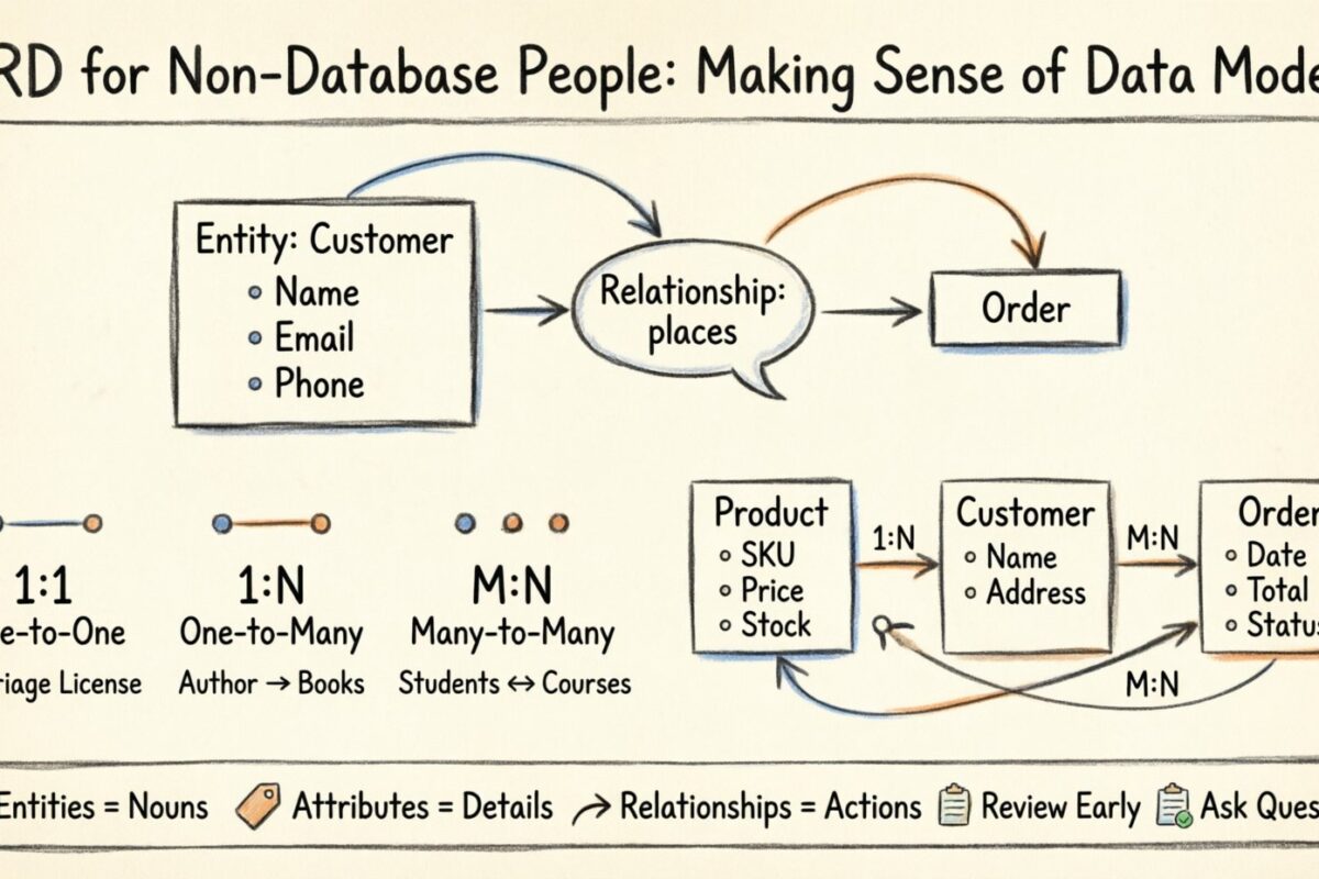 ERD para personas sin conocimientos de bases de datos: Entendiendo los modelos de datos sin el jergón