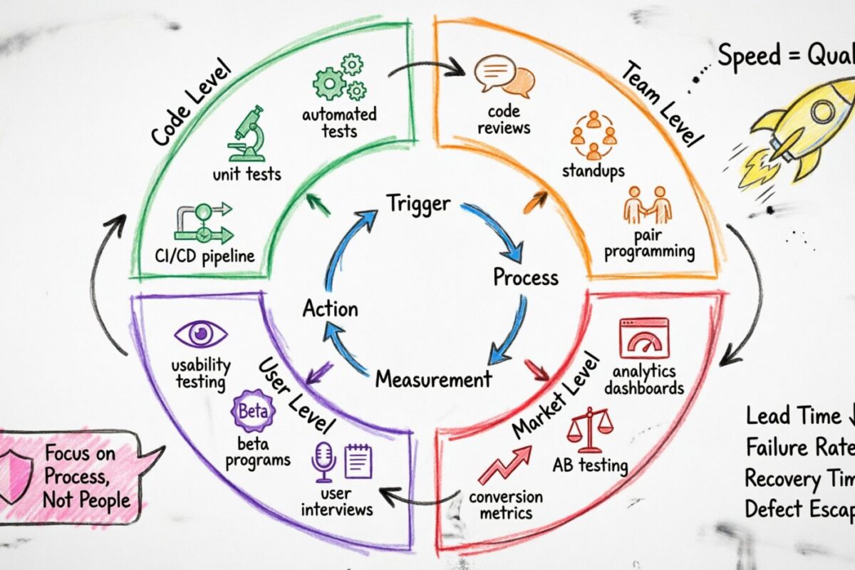 Guía Ágil: Bucles de Retroalimentación que Mejoran la Calidad del Producto Rápidamente