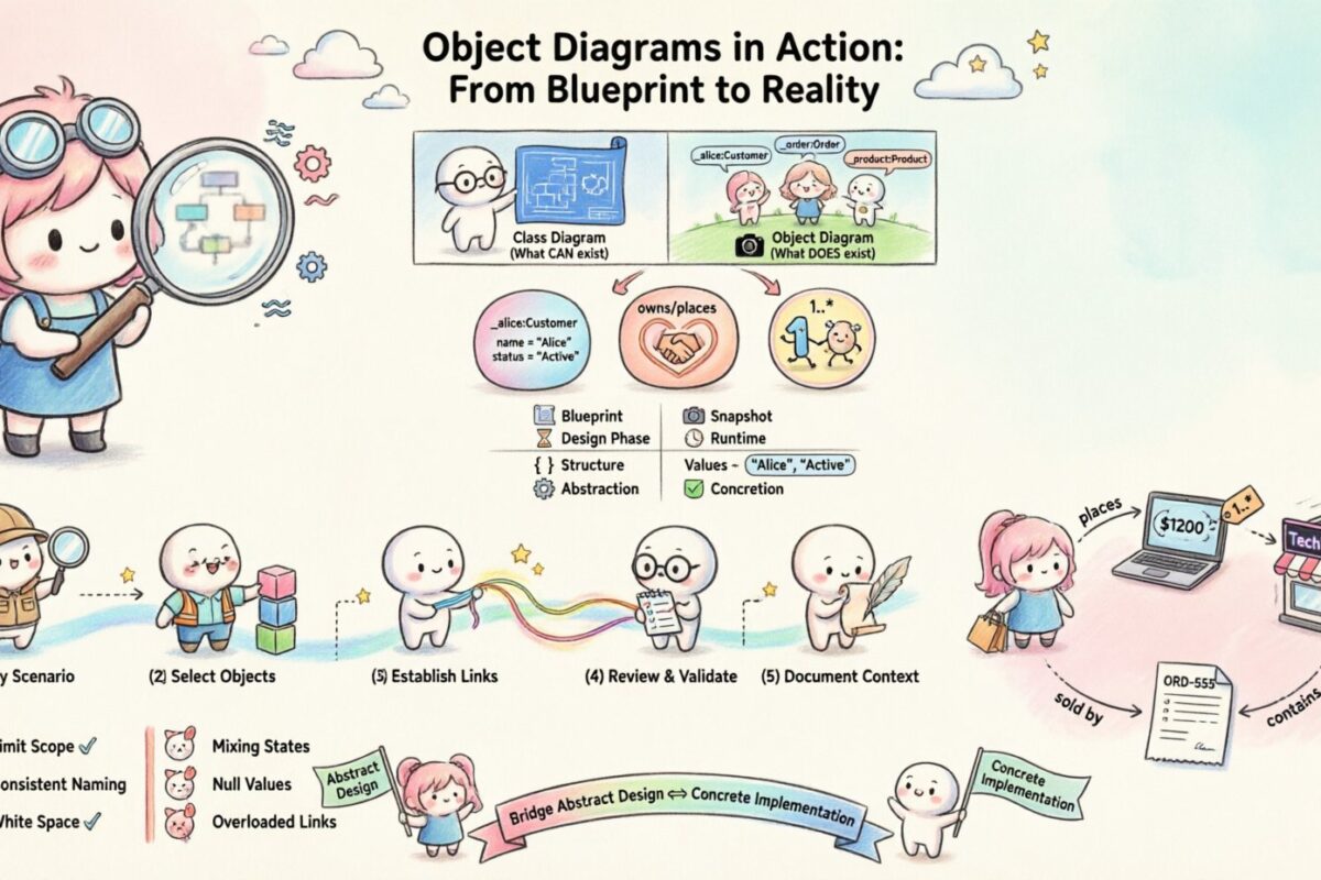 Diagrama de objetos en acción: una guía completa desde el inicio hasta el final