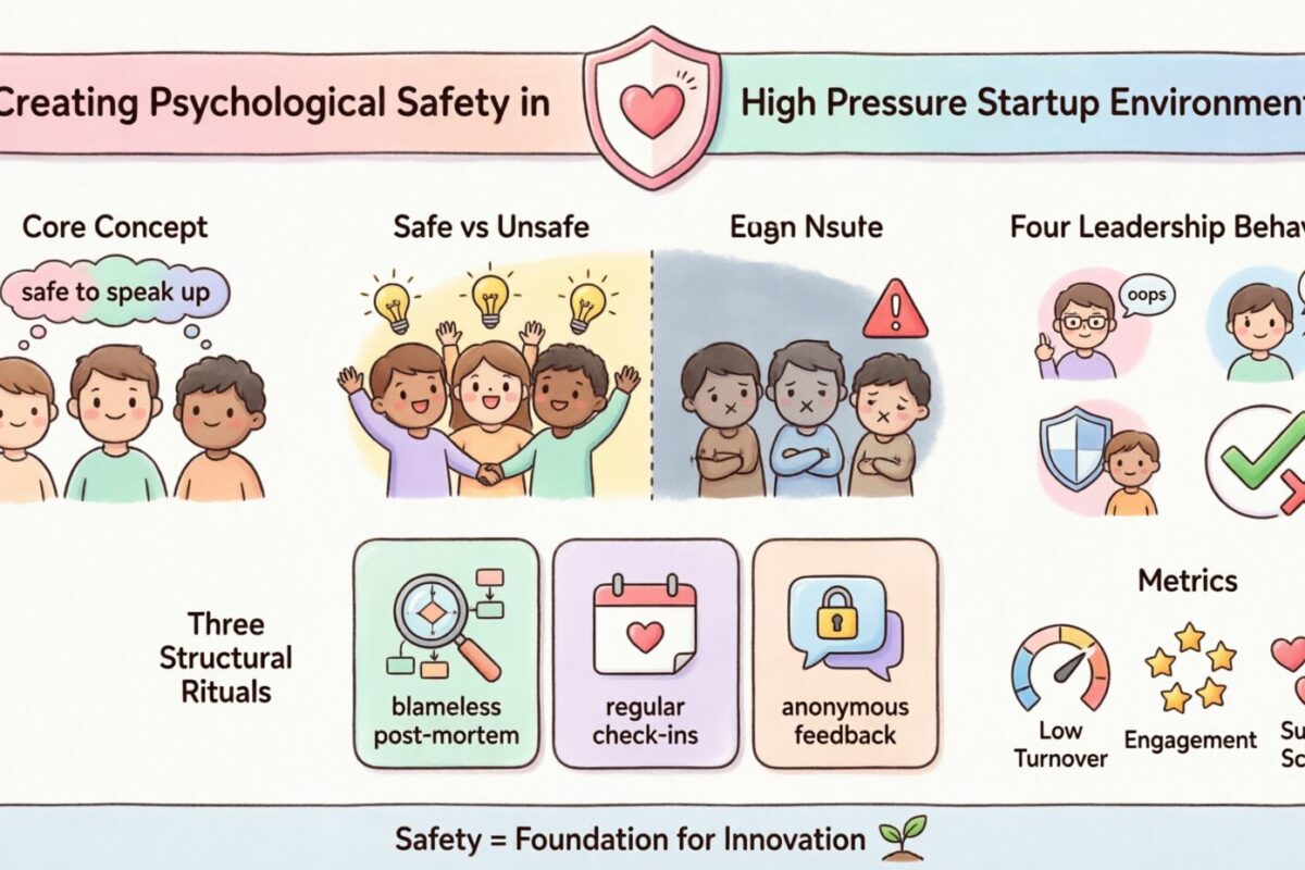 Guía Ágil: Creando seguridad psicológica en entornos de startups de alta presión