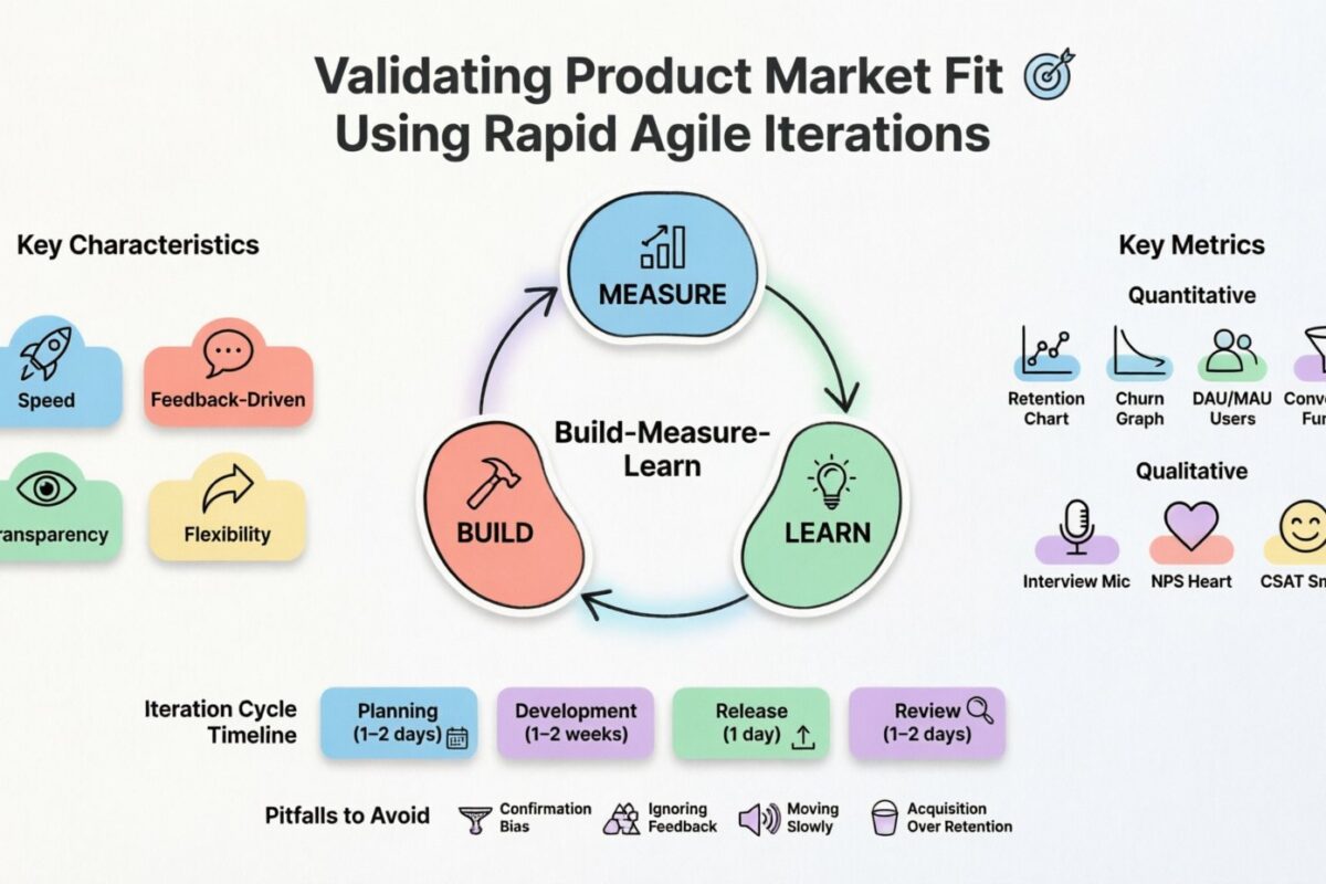 Guía Ágil: Validación de la Alineación Producto-Mercado utilizando Iteraciones Ágiles Rápidas