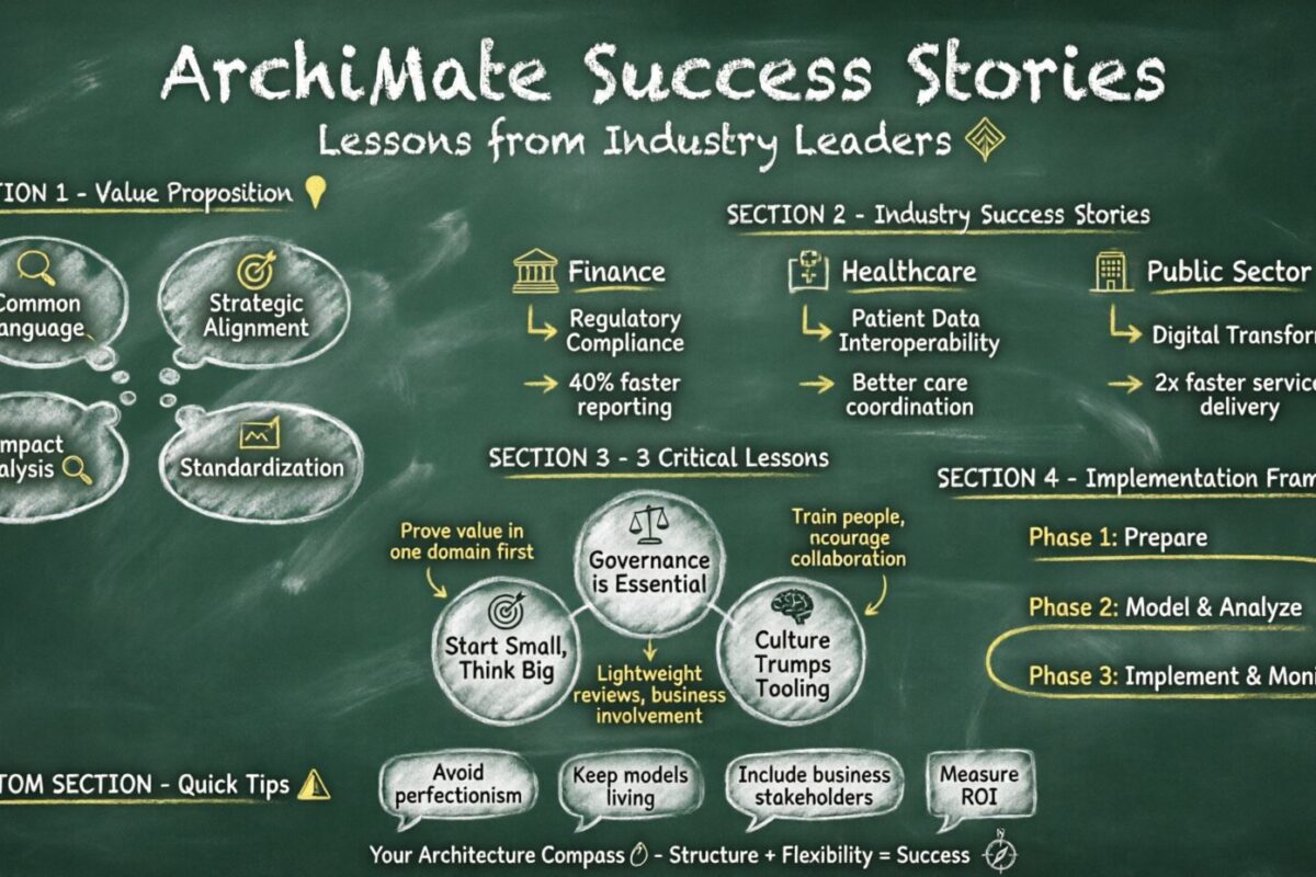 Historias de éxito de ArchiMate: Lecciones aprendidas de líderes de la industria Historias de éxito de ArchiMate: Lecciones aprendidas de líderes de la industria