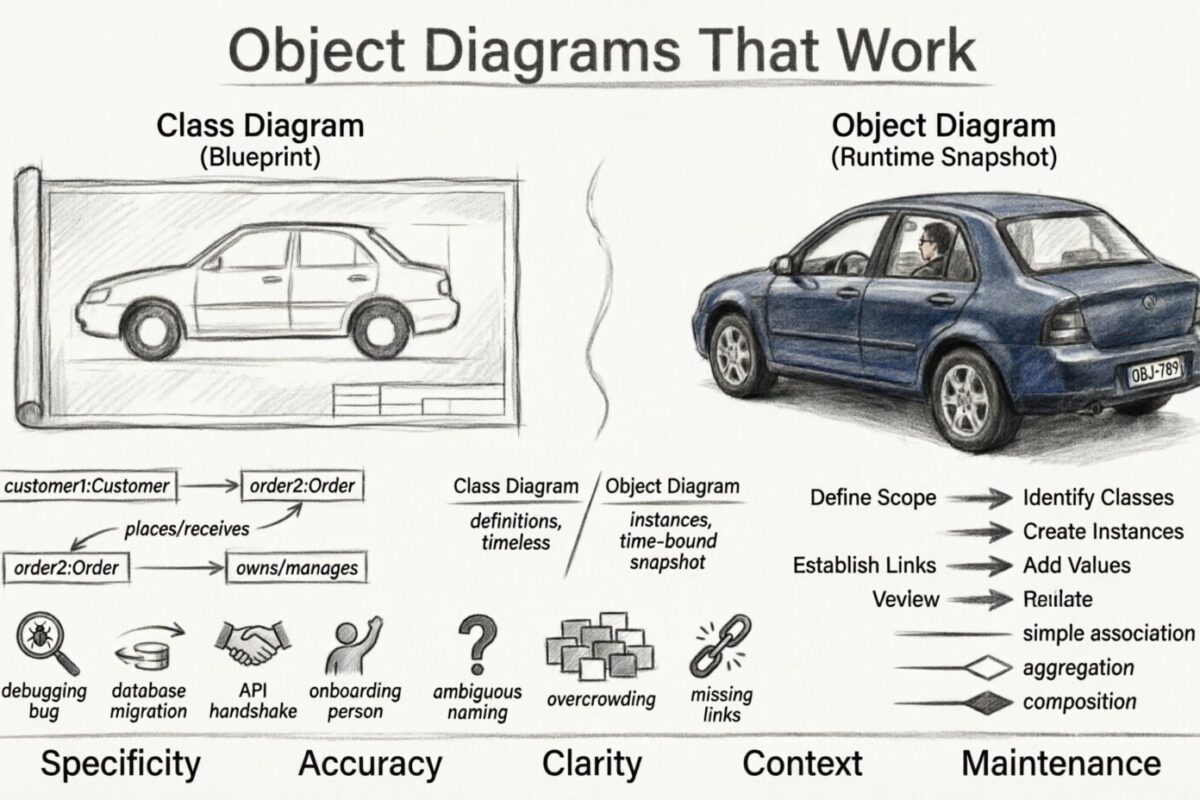 Diagramas de Objetos que Realmente Funcionan: Una Guía para la Precisión y la Claridad