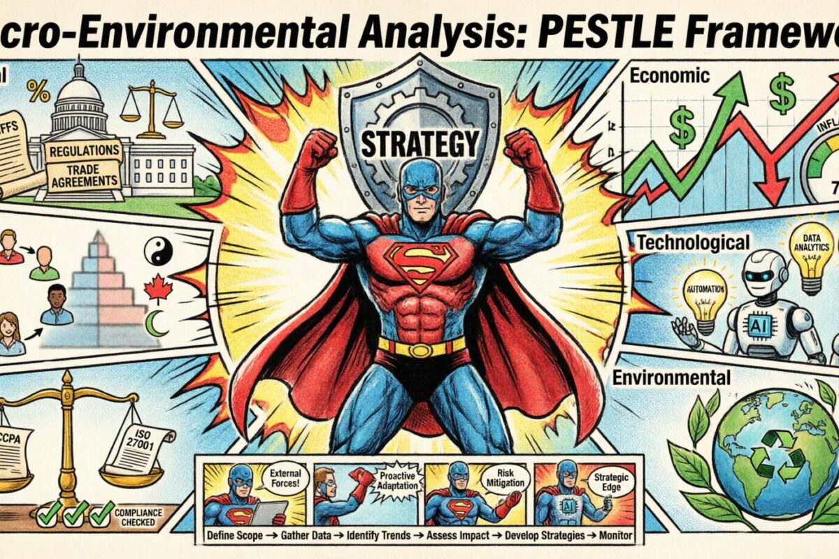 Analyse macro-environnementale : principes fondamentaux et applications