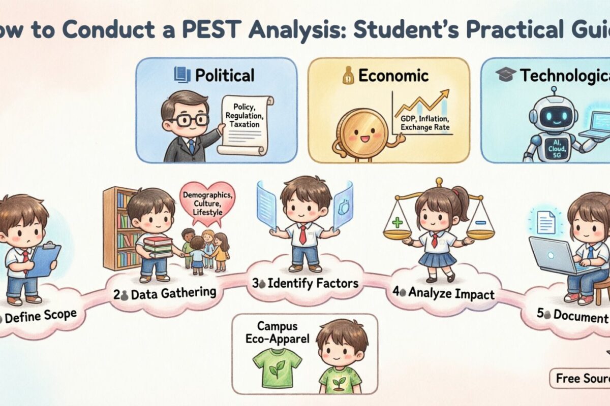 Comment réaliser une analyse PEST : guide pratique pour étudiants