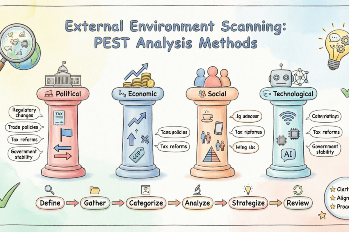 Panduan Analisis PEST: Pemantauan Lingkungan Eksternal: Metode Analisis PEST Panduan Analisis PEST: Pemantauan Lingkungan Eksternal: Metode Analisis PEST