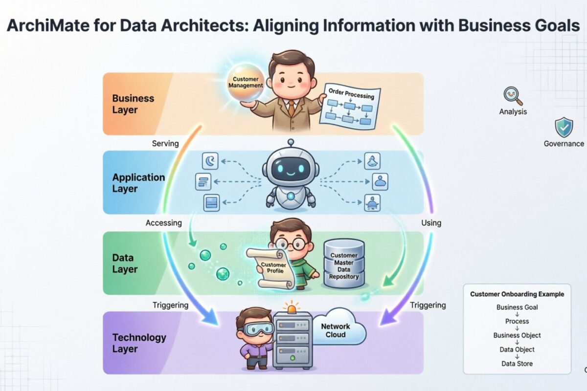 ArchiMate untuk Arsitek Data: Menyelaraskan Informasi dengan Tujuan Bisnis ArchiMate untuk Arsitek Data: Menyelaraskan Informasi dengan Tujuan Bisnis