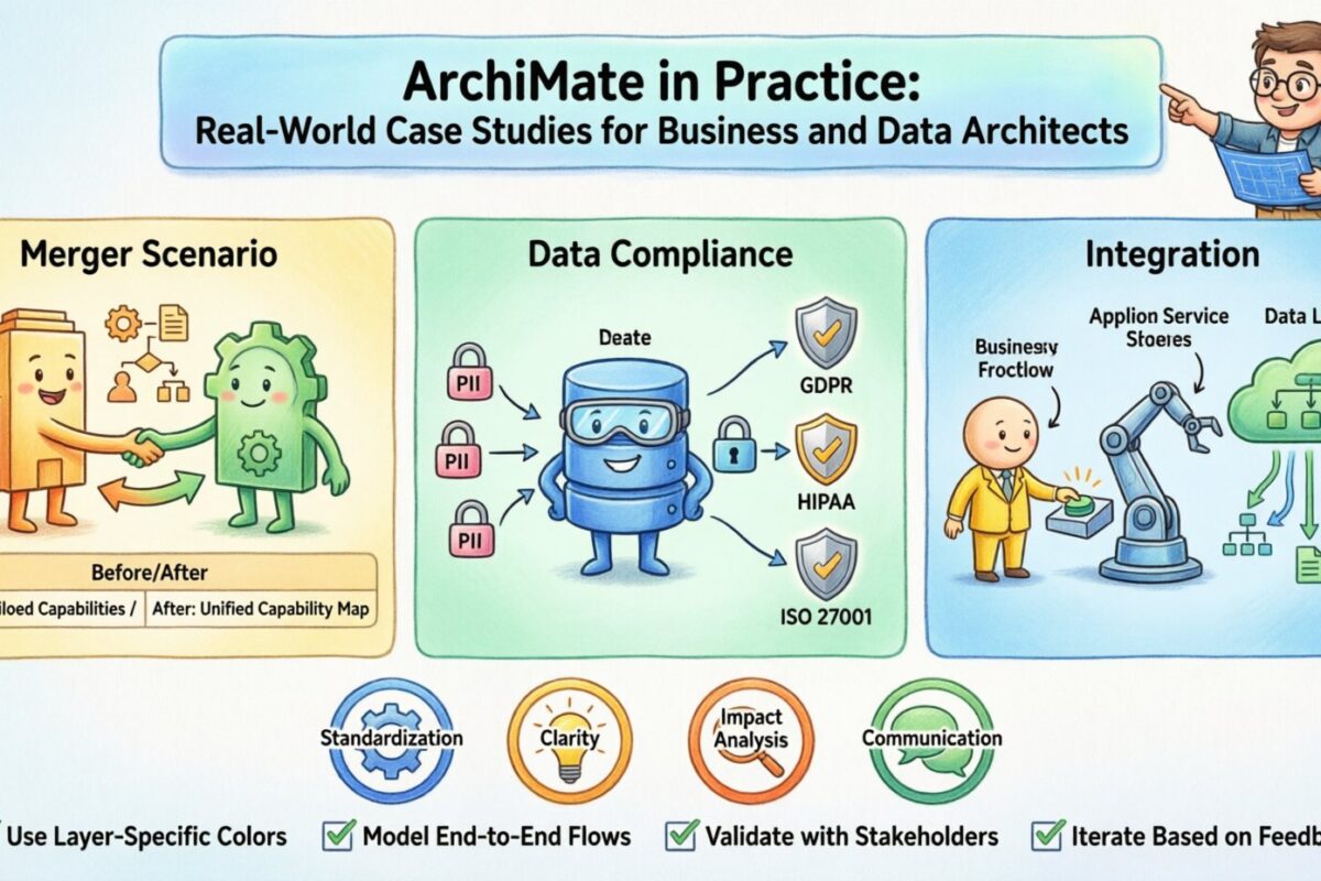 ArchiMate dalam Praktik: Studi Kasus Dunia Nyata untuk Arsitek Bisnis dan Arsitek Data