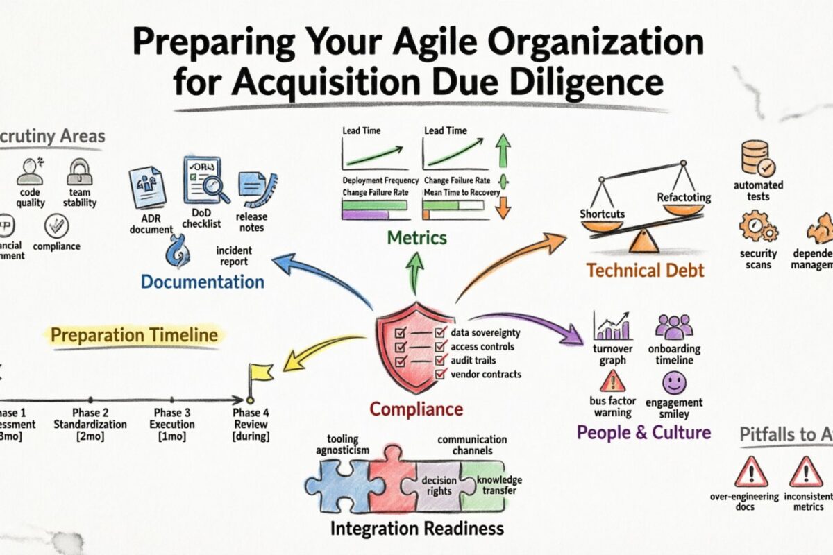 एजाइल गाइड: एक्�quisiition ड्यू डिलिजेंस के लिए अपने एजाइल संगठन की तैयारी करना