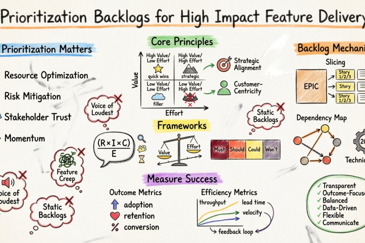 एजाइल गाइड: उच्च प्रभाव वाले फीचर डिलीवरी के लिए प्राथमिकता वाले बैकलॉग