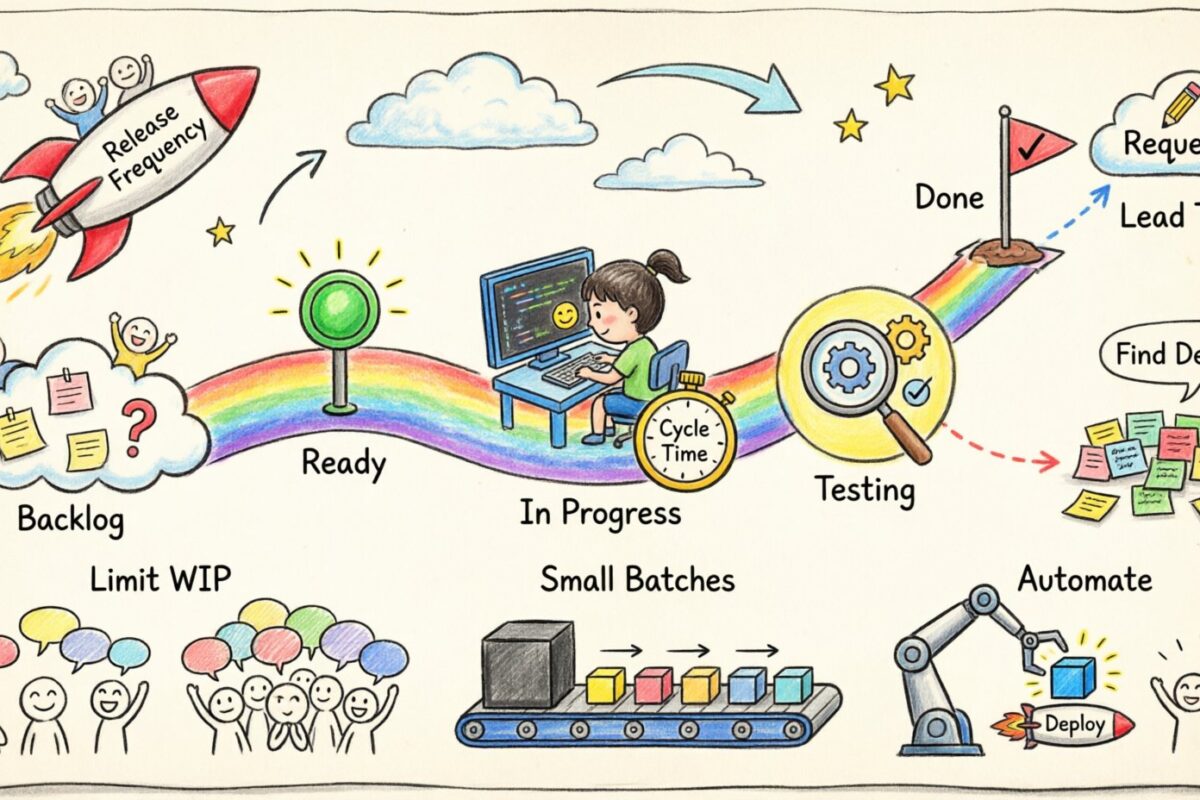 アジャイルガイド：リリース頻度を最適化するためのサイクルタイムの測定