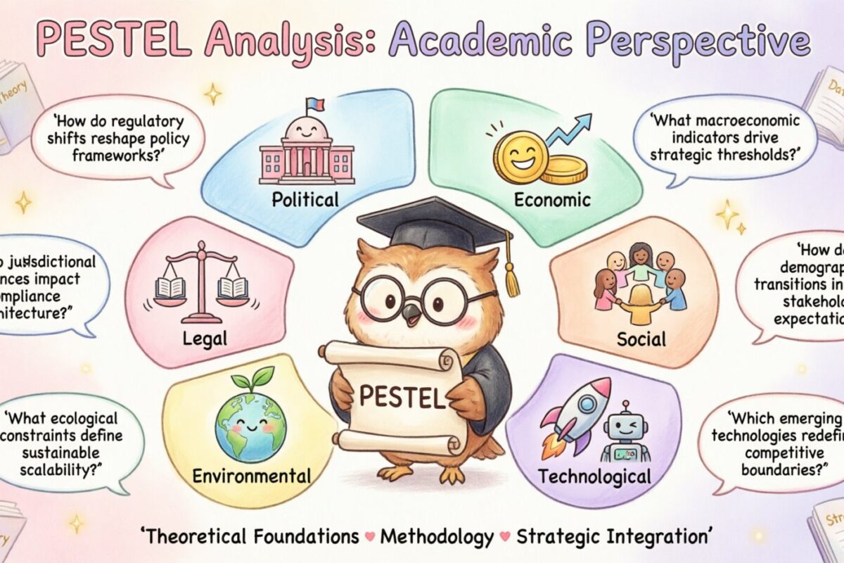 PESTELを用いた戦略的計画：学術的視点
