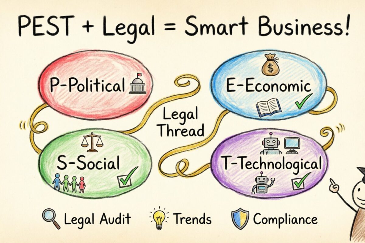 商業課程中PEST分析的法律考量