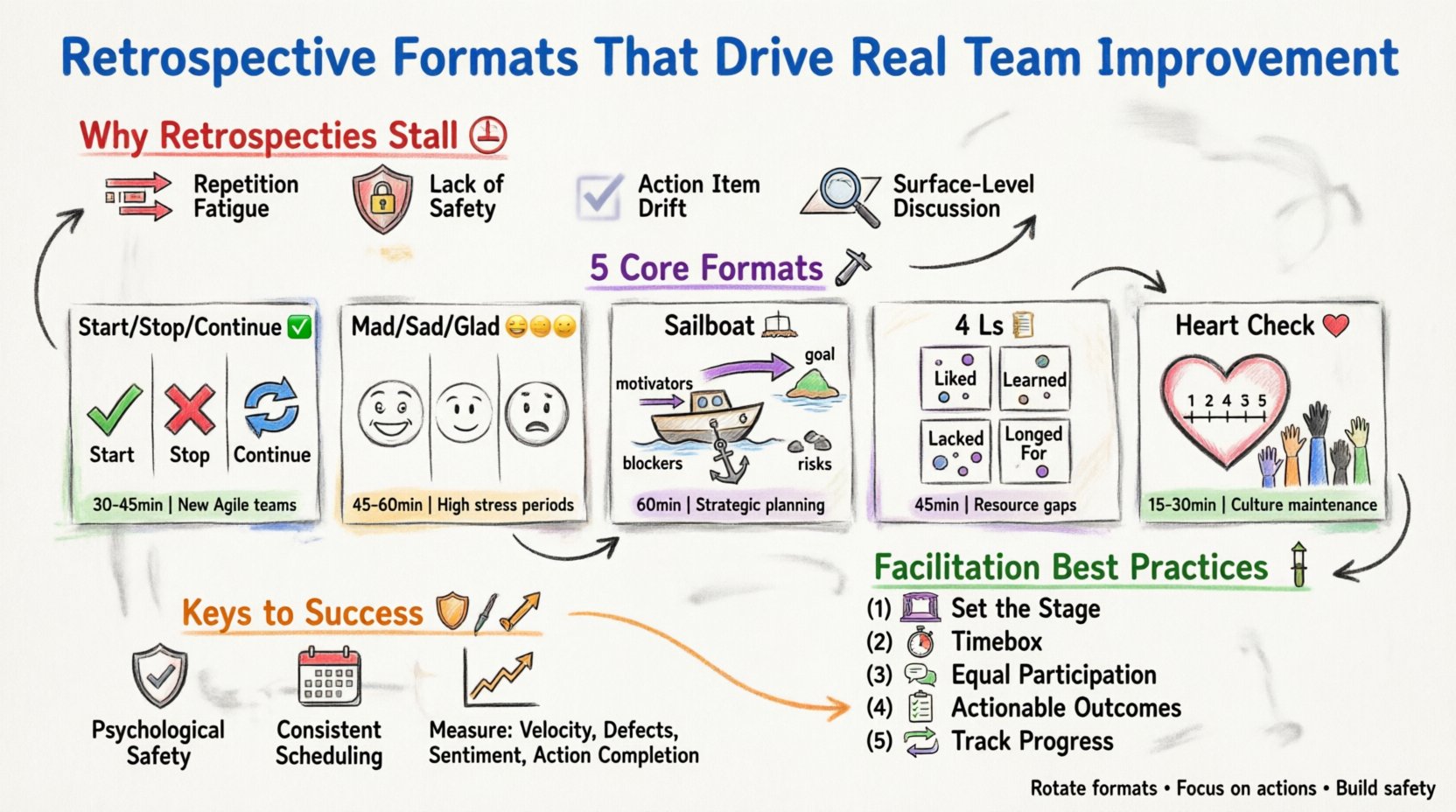 Agile Guide: Retrospective Formats That Drive Real Team Improvement