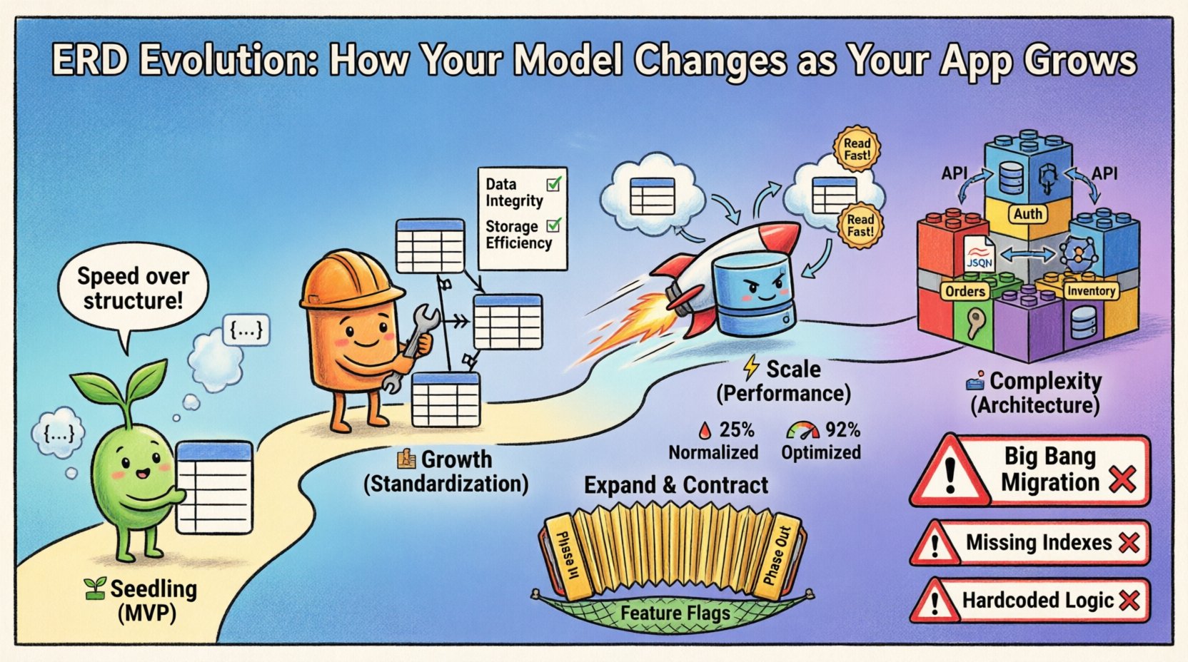 ERD Evolution: How Your Model Changes as Your App Grows ERD Evolution: How Your Model Changes as Your App Grows
