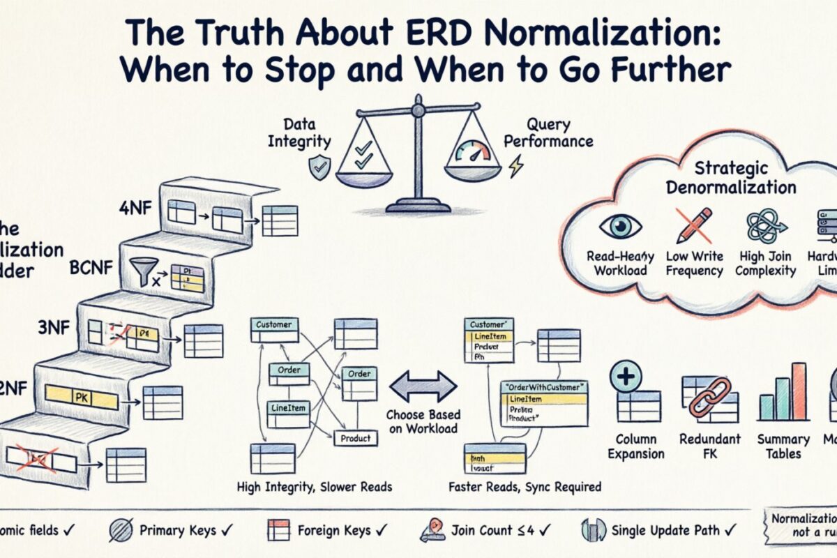 The Truth About ERD Normalization: When to Stop and When to Go Further The Truth About ERD Normalization: When to Stop and When to Go Further