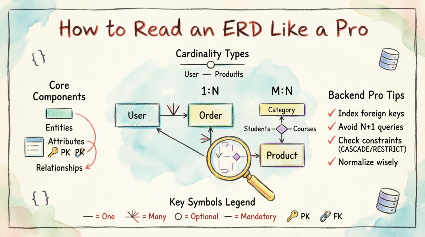 How to Read an ERD Like a Pro: A Skill Every Backend Developer Needs