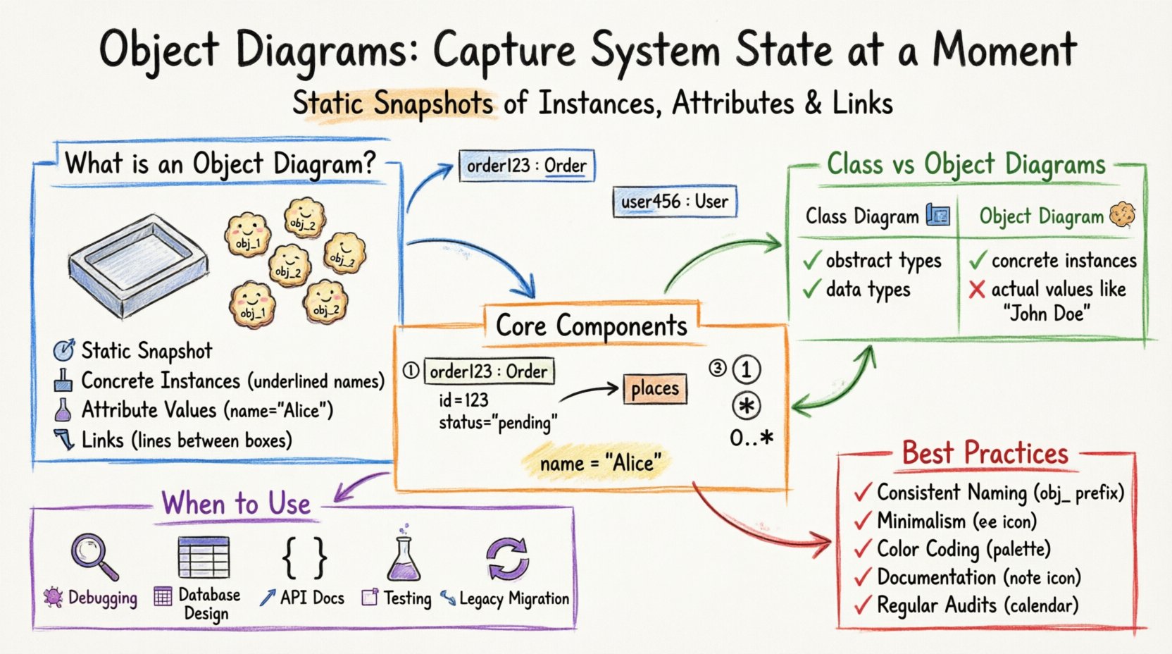 Visualizing Object States: A Deep Dive into Object Diagrams for Dynamic Systems Visualizing Object States: A Deep Dive into Object Diagrams for Dynamic Systems