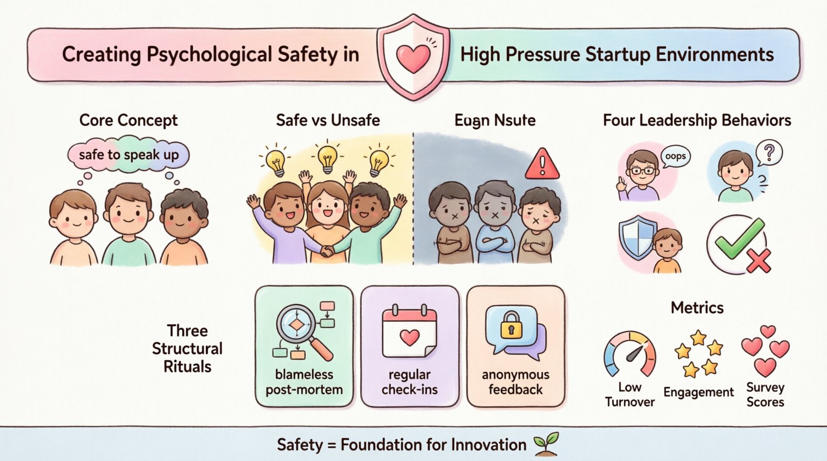 Agile Guide: Creating Psychological Safety in High Pressure Startup Environments