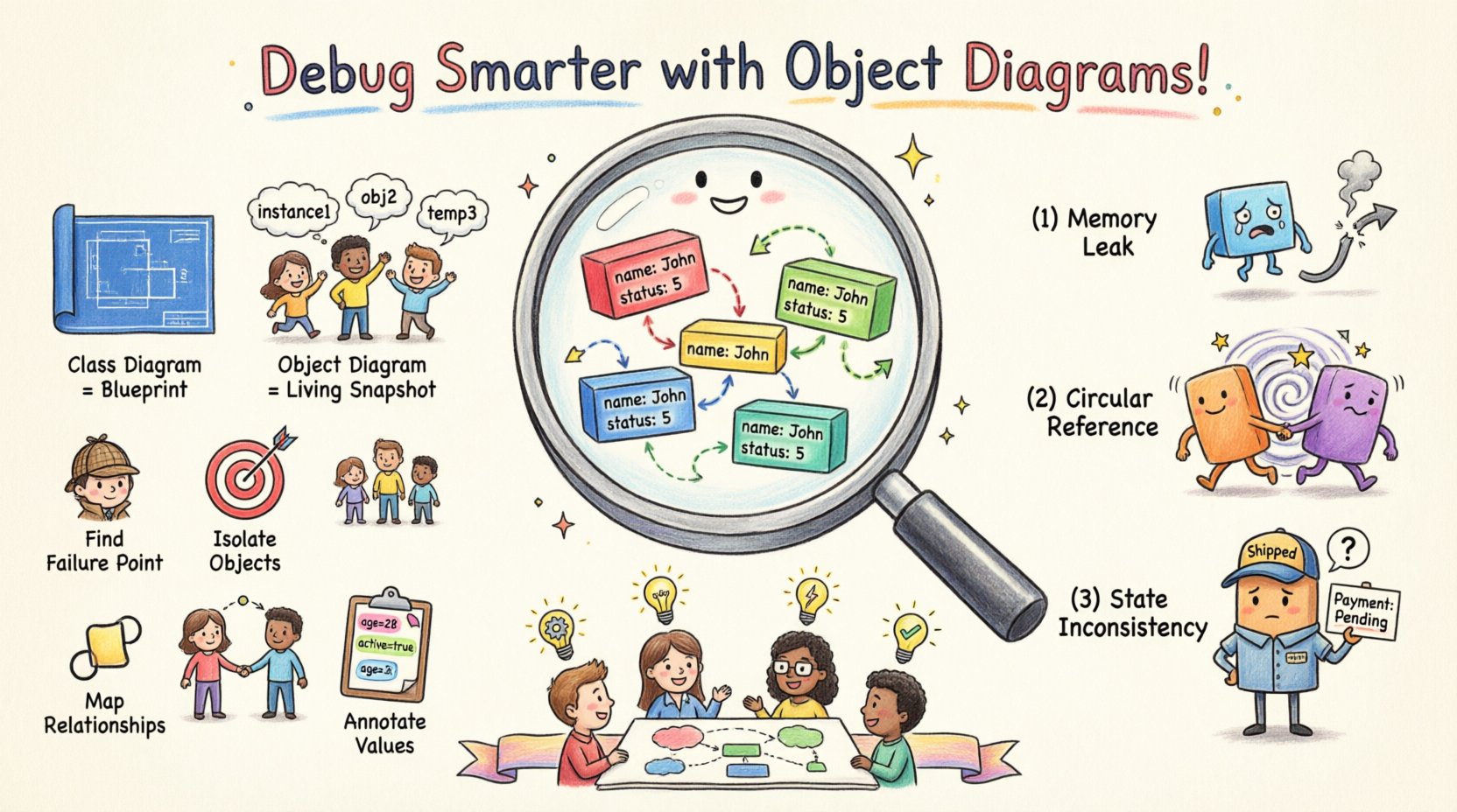 How Object Diagrams Help You Debug Code Faster and Smarter How Object Diagrams Help You Debug Code Faster and Smarter