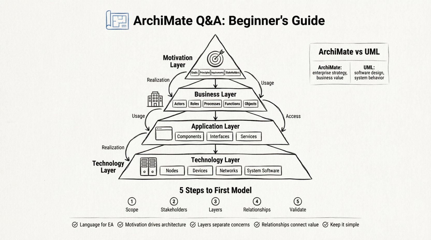 ArchiMate Q&A: Answers to Frequently Asked Questions by Beginners