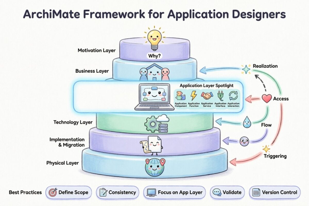 The ArchiMate Framework: A Comprehensive Walkthrough for Application Designers